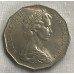 AUSTRALIA 1970 . FIFTY 50 CENTS COIN . CAPTAIN COOK
